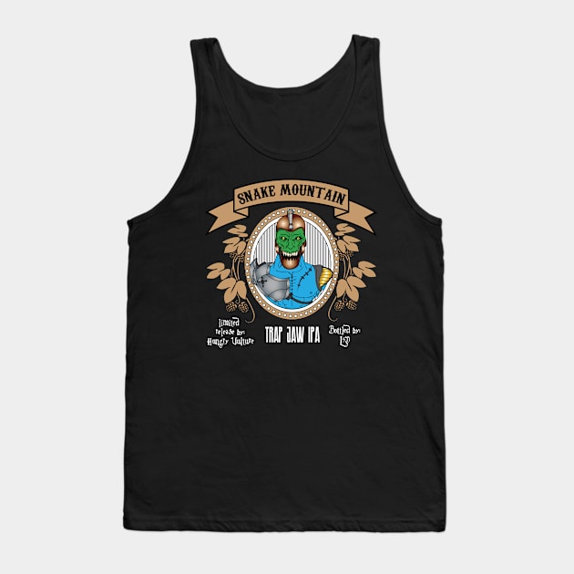 Snake Mountain Trap Jaw IPA Tank Top by kcity58